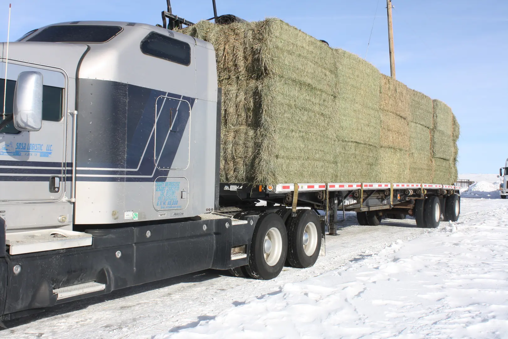 truckload of hay